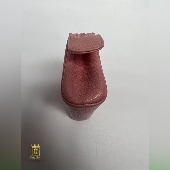 Chanel caviar coco mark coin purse/pouch - Picture 6 of 11